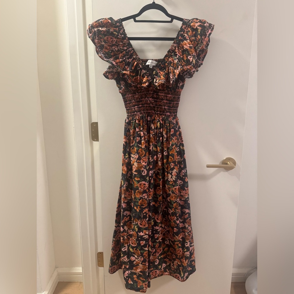 Something Navy Multicolor Floral Maxi Dress
